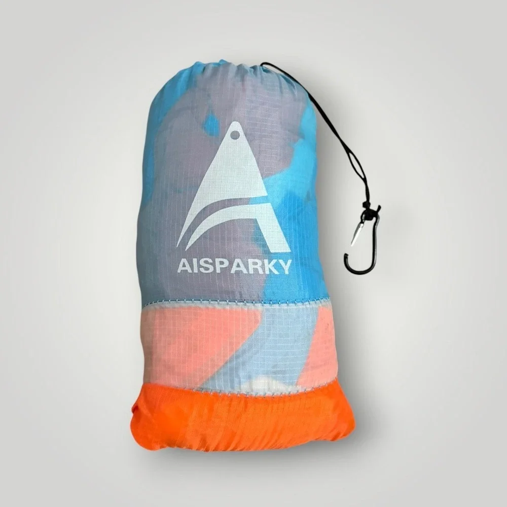 Aisparky Beach Blanket Blue Sandproof Portable Picnic Mat NO STAKES Travel Gear